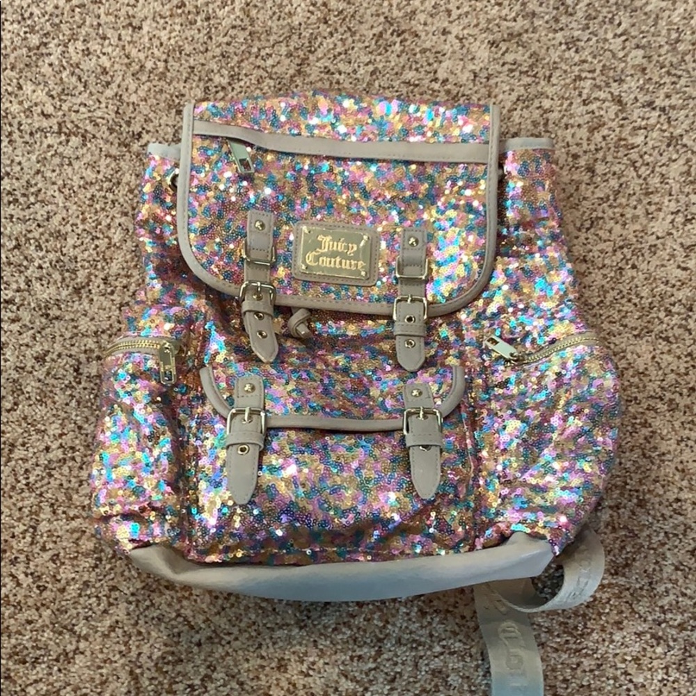 Juicy couture sequin backpack